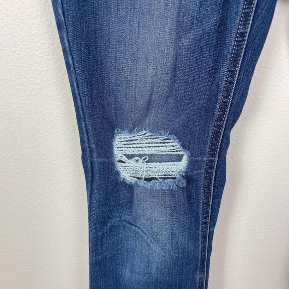 Old Navy Skinny High Rise Distressed Jeans - Picture 3 of 6